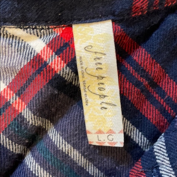 Free People plaid shirt - Picture 2 of 3